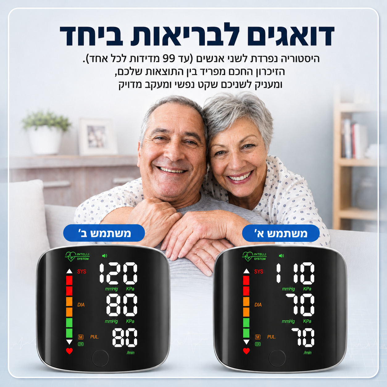 מד לחץ הדם הביתי | ג'פטה