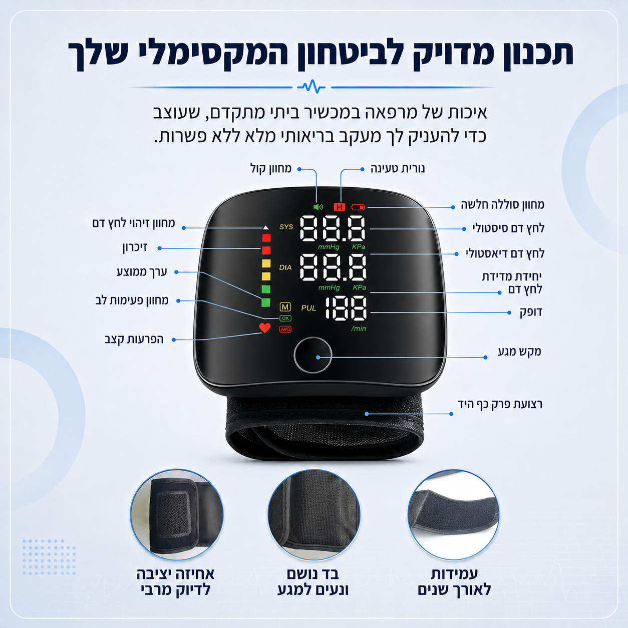 מד לחץ הדם הביתי | ג'פטה